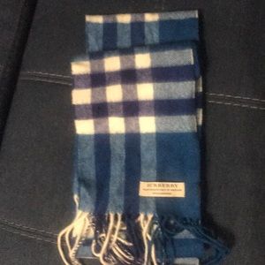 Open never used authentic Burberry long scarf